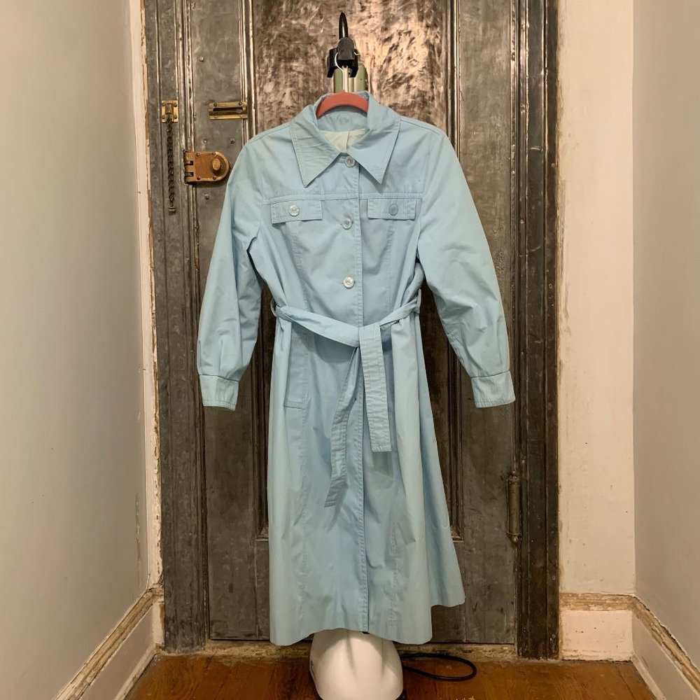 Vintage 60s Mod timeless Pier 4 Fashioned Outerwear by Davis of Boston powder bl